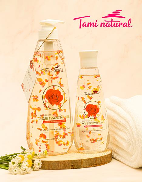 Sữa tắm cánh hoa tinh dầu hoa hồng - Gia Công Mỹ Phẩm Tami Natural Home - Công Ty TNHH Sản Xuất Dược Mỹ Phẩm Tami Natural Home